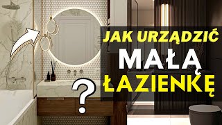 MAŁA ŁAZIENKAJAK URZĄDZIĆ MAŁĄ ŁAZIENKĘTRIKI DO MAŁEJ ŁAZIENKITO WARTO ZROBIĆ W ŁAZIENCE [upl. by Aivatnohs]