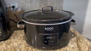 Honest Review NEW LAUNCH KOOC 8 5 Quart Programmable Slow Cooker [upl. by Zared963]