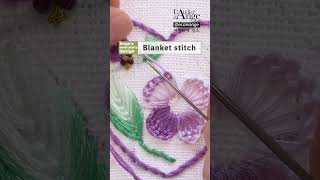 🪡 🧵Hand embroidery tutorial for Beginnersbroderie embroiderybordados embroiderytutorial [upl. by Gilbye]