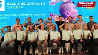 Bald amp Beautiful 50 Ganabatirau joins 2000 volunteers shaving their heads for meaningful cause [upl. by Engedi286]