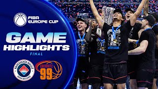 FINALS Bahcesehir College v NINERS Chemnitz  Highlights  FIBA Europe Cup 202324 [upl. by Meldon312]