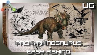 Pachyrhinosaurus  Easy Fishing Ark Survival Evolved XBOX ONE [upl. by Rickey]