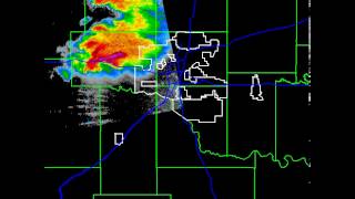 may 31 2013 El reno tornado Oklahoma city radar phased array radar loop [upl. by Malloy414]