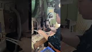 Titanium screw forging process titaniumalloy titaniummotors factory machine [upl. by Reinaldos]