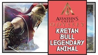 Assassins Creed Odyssey Kretan Bull Legendary Animal Location [upl. by Ikey392]