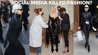 Did Social Media Kill Fashion Balenciaga Fall 2022 Haute Couture Review [upl. by Pooh]