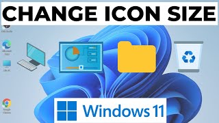 How to Change Icon Size on Windows 11 [upl. by Noak]