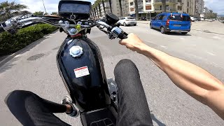 DÖVME YAPTIRMAYA GİDERKEN KAZA YAPIYORDUMM  MOTOVLOG 12 [upl. by Haneekas]