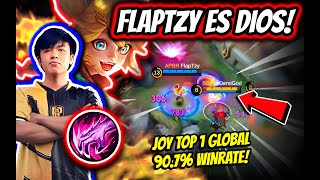 ¡ASI JUEGA EL MEJOR JUNGLA DEL MUNDO FLAPTZY JOY TOP 1 GLOBAL 906 WINRATE  MOBILE LEGENDS [upl. by Teragramyram]