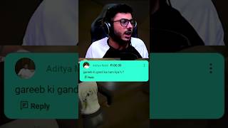 CARRYMINATI ROASTED roast carryminati funny shorts [upl. by Yelruc]