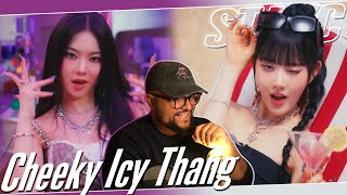 STAYC Cheeky Icy Thang MV REACTION  ISA amp SIEUN 😍 [upl. by Mavilia819]