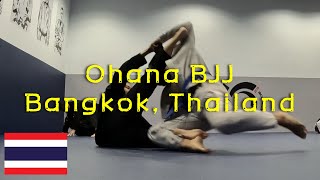 BJJ Rolls  Back at Ohana BJJ Bangkok Thailand [upl. by Nylahsoj]