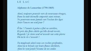 Alphonse de Lamartine  Poème Le Lac récité par Maria Casarès [upl. by Sarina405]