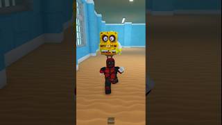 DEADPOOL escape SPONGEBOB BARRYS PRISON SCHOOL RUN roblox shorts [upl. by Acinoj465]