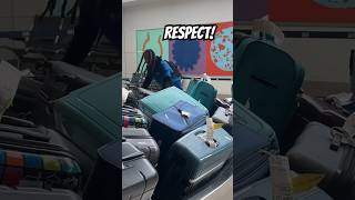 Airport baggage claim issues vs respect baggageclaim respect shorts [upl. by Menides]