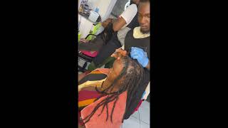 Barrel twist locs stylessubscribeeasy updo loc stylesnaturalhairstylesdreadlocks tutorialsusa [upl. by Audy]