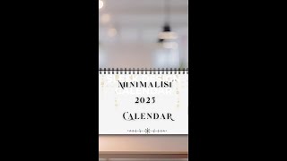 Sleek Modern Wall Calendar 2025 Planner Monthly Date Organizer [upl. by Esadnac]