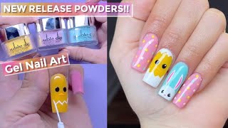 SPRING 2022 DIP POWDER NAILS WITH EASTER NAIL ART🐣🐇  NEW RELEASE DIP POWDERS DOUBLE DIP NAILS✨ [upl. by Morgen174]