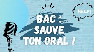 Craque ton Bac Oral de français  L’entretien [upl. by Lauber816]