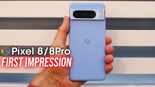 Pixel 8 amp Pixel 8 Pro Hands on First Impression  Google Nailed It [upl. by Genna]