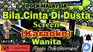 BILA CINTA DIDUSTA  Screen Karaoke Malaysia Nada Wanita  CIS minor [upl. by Gaither]