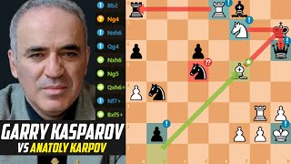 EPIC BATTLE Garry Kasparov VS Anatoly Karpov  World Championship Match 1990 [upl. by Rollo367]