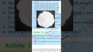 Activity 18 Decomposition of Silver Chloride Class 10 Chapter 1 Science shorts [upl. by Irmgard]