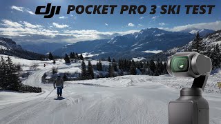 DJI Osmo Pocket 3 Ski Camera Test Switzerland [upl. by Arrais266]