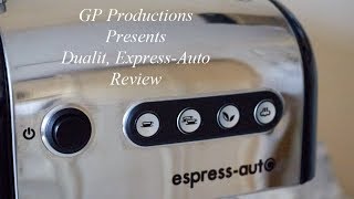 Dualit Espress Auto Coffe Machine Review [upl. by Grati458]