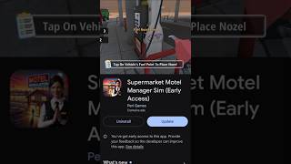 Supermarket amp Motel Simulator new update‼️Gas Station ⛽ gasstation motelmanagersimulator shorts [upl. by Sirrom586]