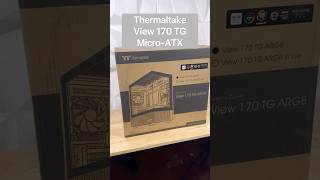 Thermaltake View 170 TG ARGB Black MicroATX Case 3x120mm ARGB Fans Unboxing thermaltake view170 [upl. by Bosson]