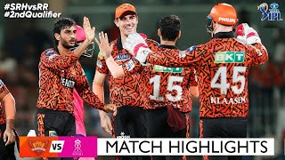 SRH vs RR 2nd Qualifier Match IPL 2024 Highlight  IPL Highlights 2024  SRH vs RR highlights 2024 [upl. by Anilosi36]