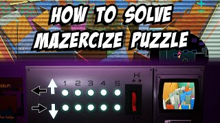 How to Solve the Mazercise Puzzle in FNAF Security Breach [upl. by Ayifa620]