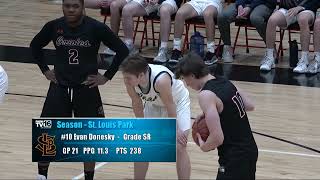 Chanhassen vs St Louis Park Boys Basketball Feb 24 2022 [upl. by Felizio]