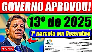 ✅13º salário 2025 1ª PARCELA em DEZEMBRO  Veja o calendário completo [upl. by Lara261]