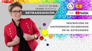 ✒️ Inscripción de matrimonios celebrados en el extranjero [upl. by Harri]