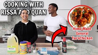 COOKING WITH RISSA AND QUAN Home Made General Tsos Chickenquot [upl. by Stortz93]