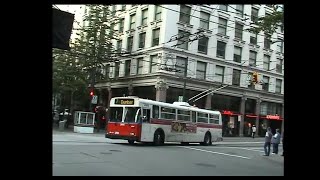 Trolleybuses in Vancouver  Flyer E901 and E902 [upl. by Annovy]