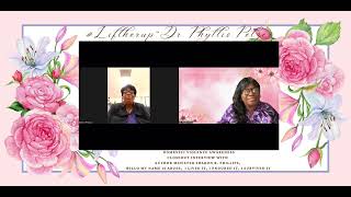 Liftherup Empowerment Relaunch  Domestic Violence Awareness Interview Author Min Sharon Phillips💜 [upl. by Yeslah]