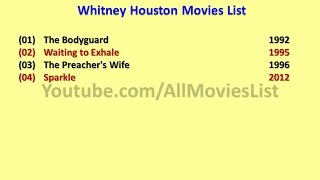 Whitney Houston Movies List [upl. by Erlene946]