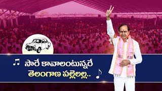 సారే కావాలంటున్నరే తెలంగాణ పల్లెలల్ల  A song on CM KCR  VoteForCar KCROnceAgain [upl. by Aillicirp]