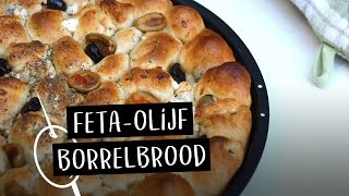 Recept  Fetaolijf borrelbrood  EEFSFOOD [upl. by Atisor]