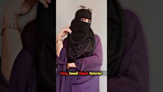 Niqab tutorialyt niqab niqabstyle hijabstyle foryou hijabbegginers reels shorrts ytshorts [upl. by Rendrag645]