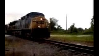 CSX 104 FREIGHT TRAIN IN LAURINBURG NC ON 71612VIDEO14 [upl. by Ycram]