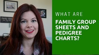 What are Pedigree Charts and Family Group Sheets Genealogy [upl. by Naeerb]