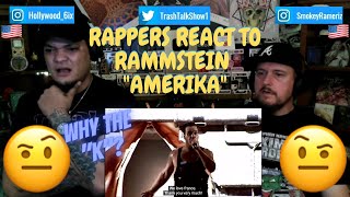 Rappers React To Rammstein quotAmerikaquot LIVE [upl. by Eenttirb]