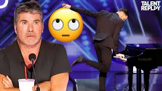 Patrizio Ratto Baffled the Judges  Americas Got Talent [upl. by Karie]