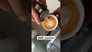 Low budget espresso machine latte art [upl. by Eelram]