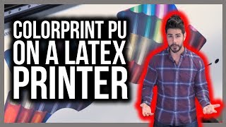 Installing ColorPrint PU Profile on HP Latex Printer [upl. by Im]