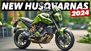 7 NEW Husqvarna Motorcycles For 2024 [upl. by Gnouv]